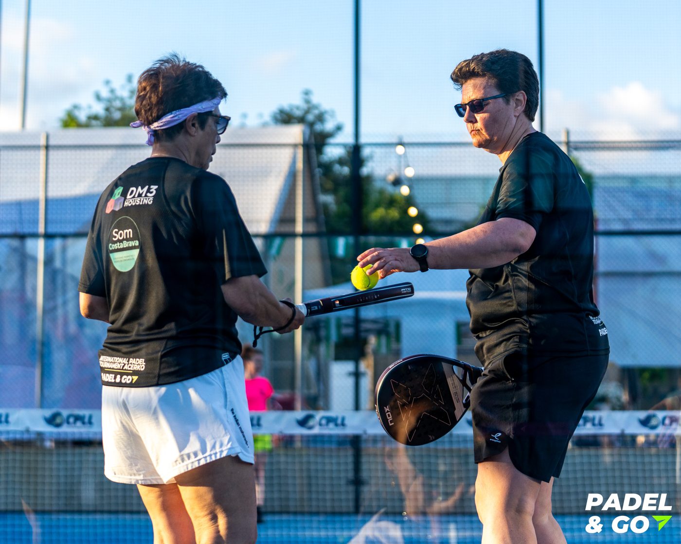 Match play at a Padel & Go tournament