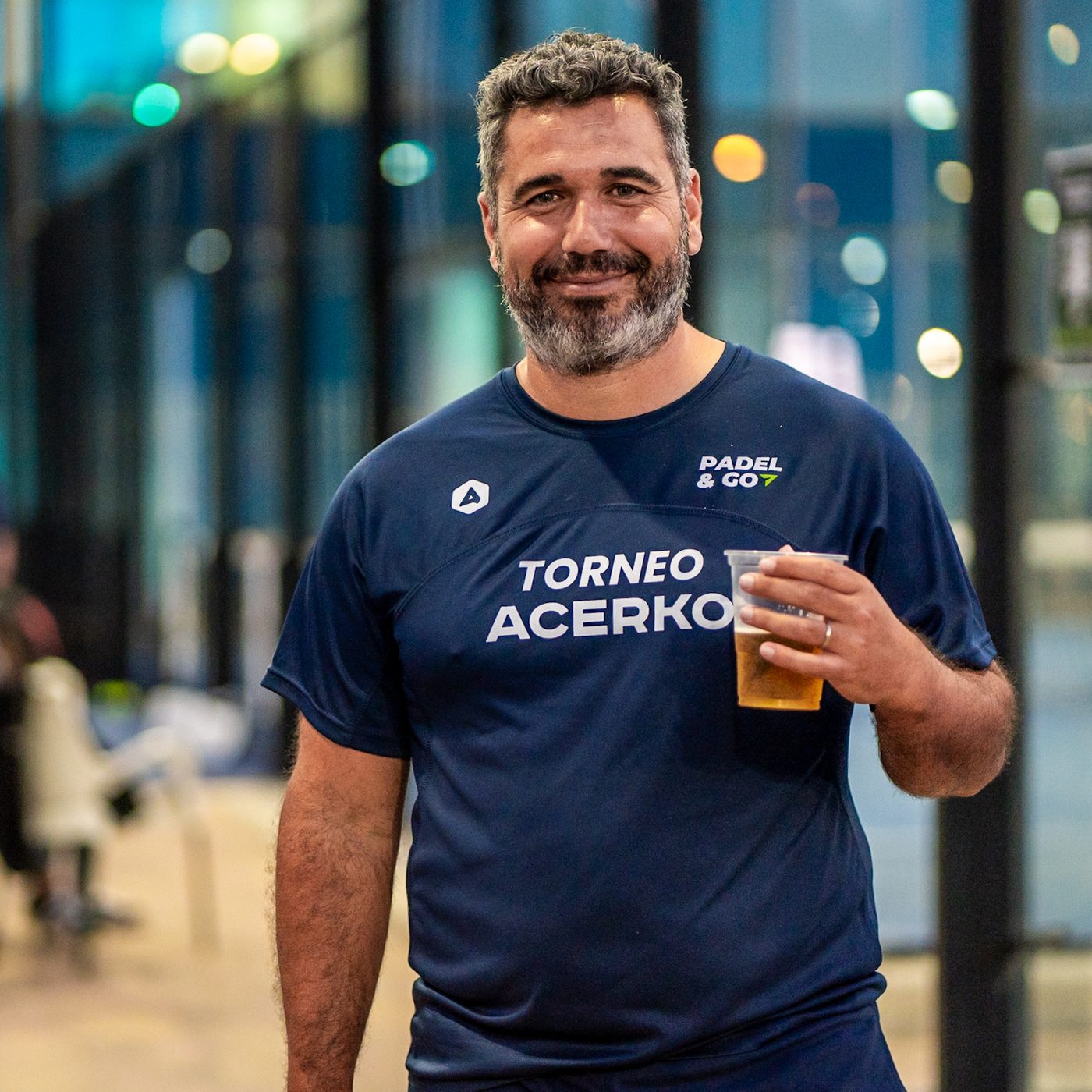 Players celebrating after a Padel & Go tournament