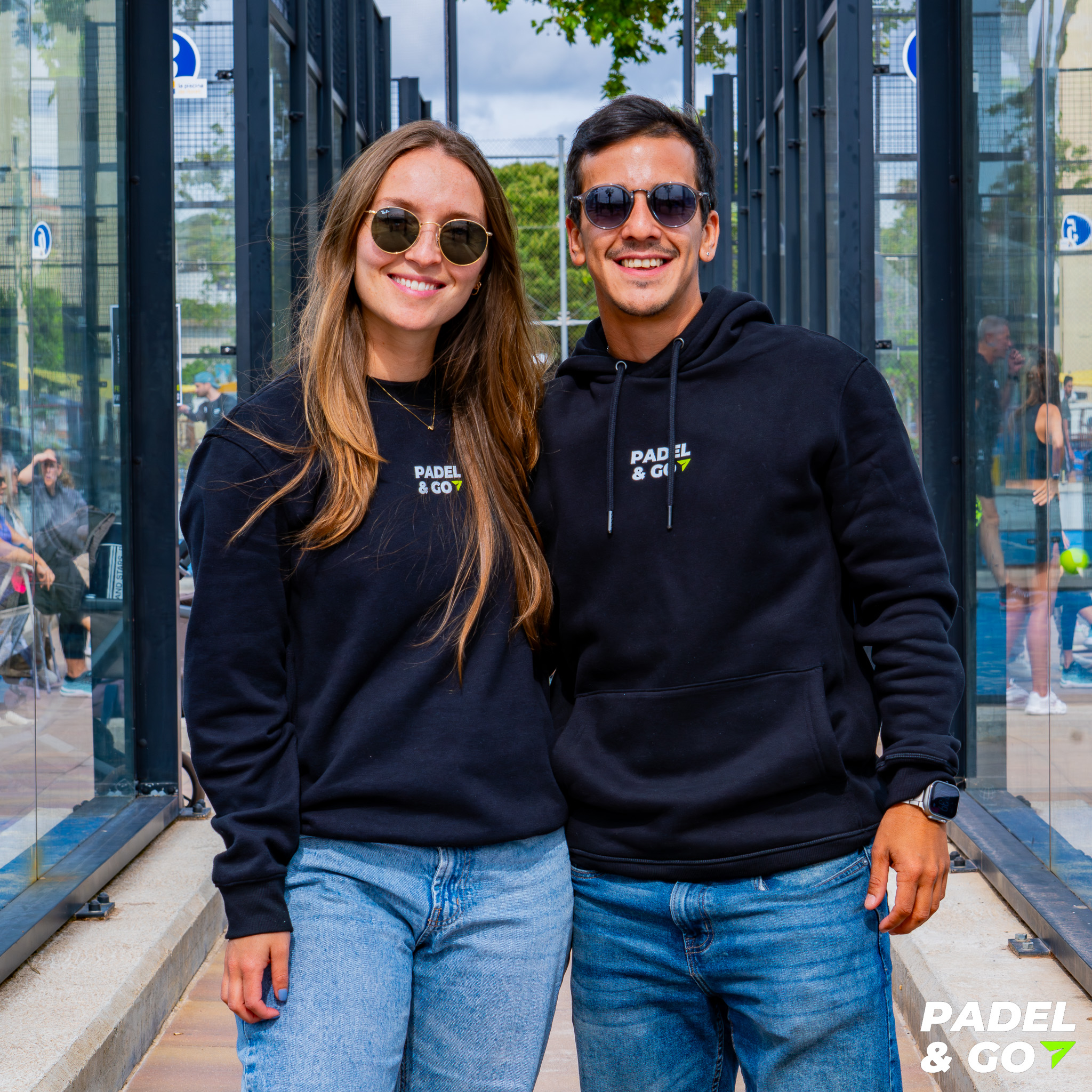 Leandro Otero and Daniela Niño, Padel & Go founders