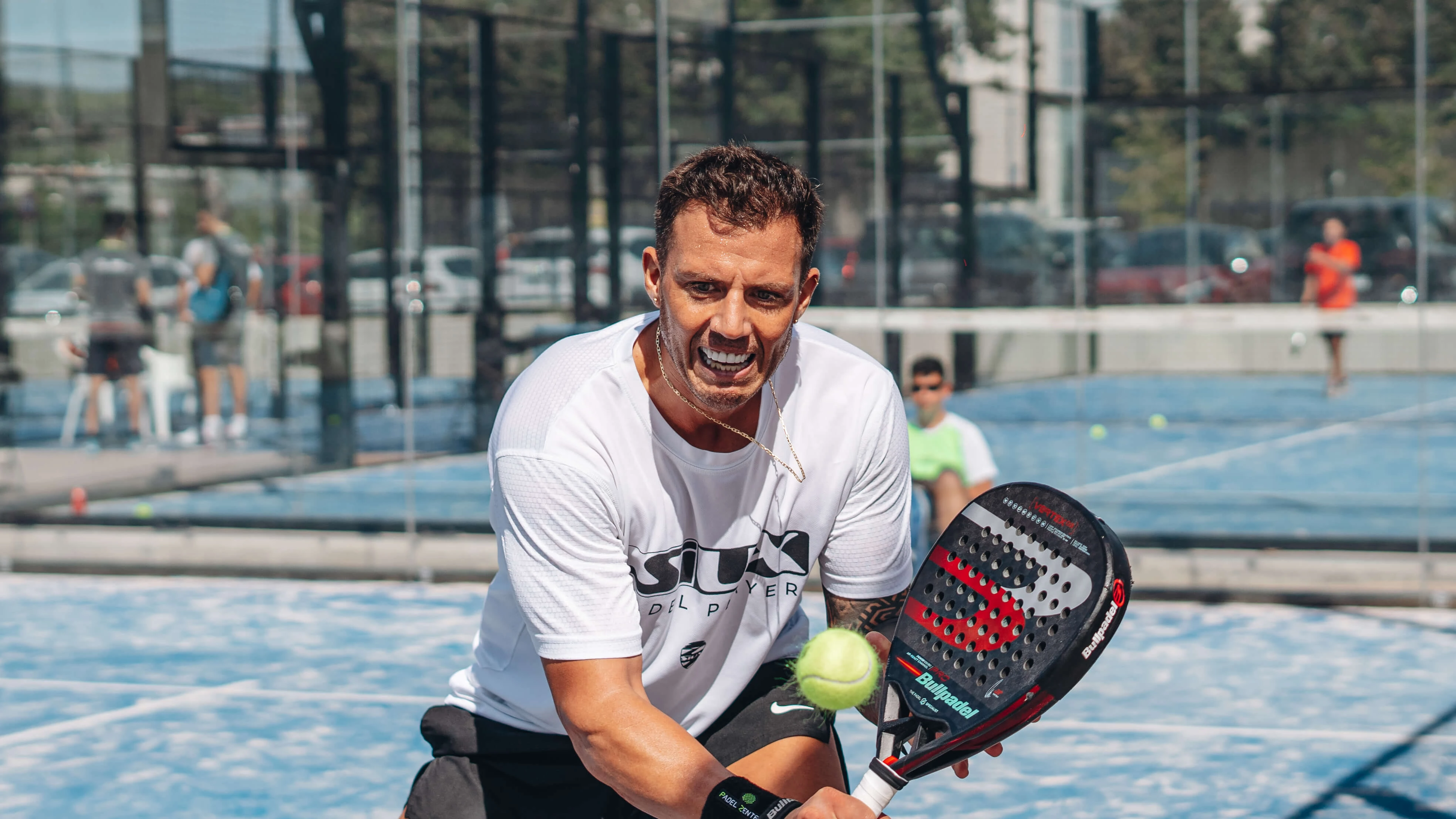 Players celebrating at a Padel & Go tournament